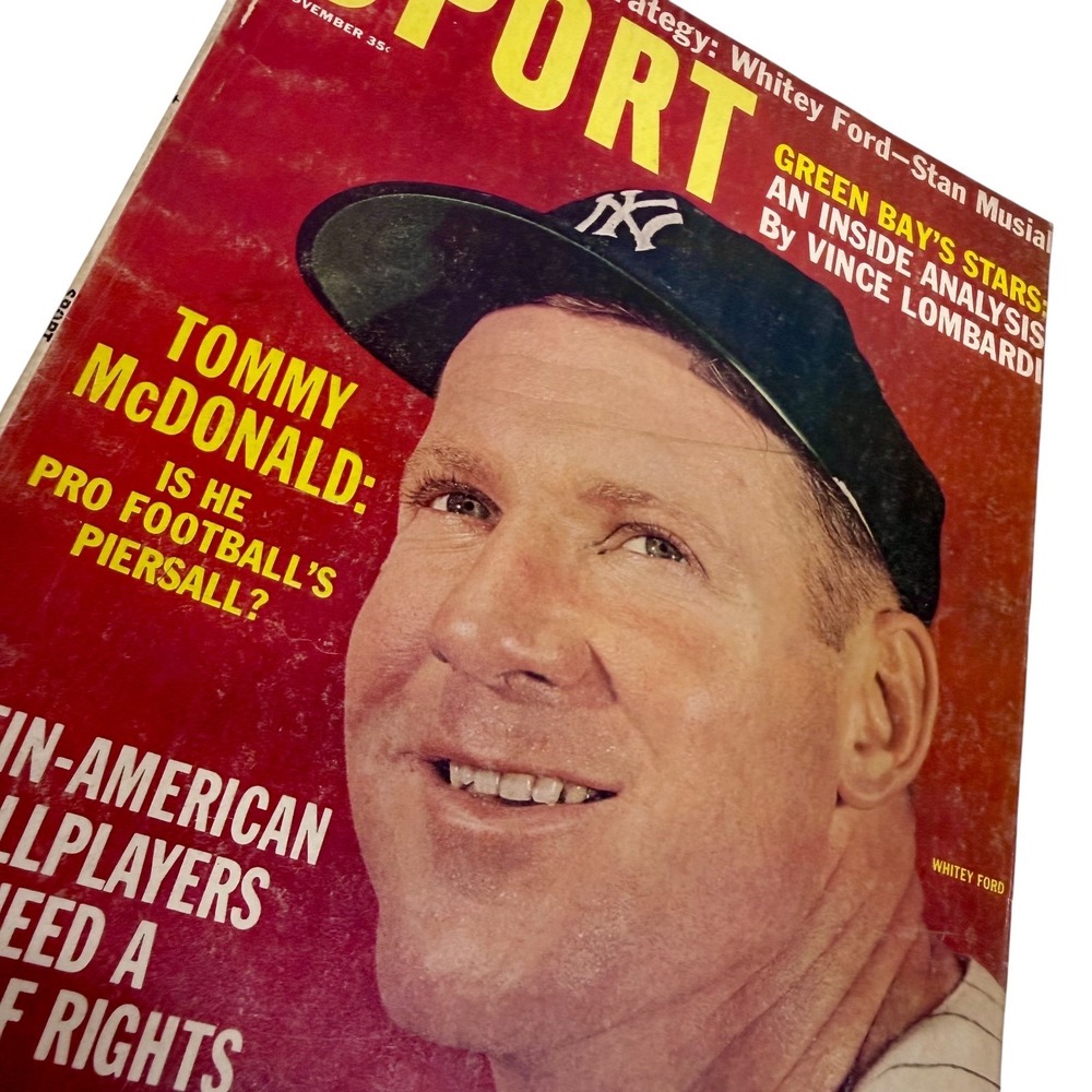 Sport Magazine November 1963 Whitey Ford Yankees Vince Lombardi Vintage Good